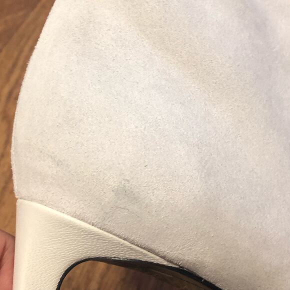 Rag & Bone Beha White Suede Leather Stiletto Ankle Boot Size 11 (41) - Picture 15 of 16